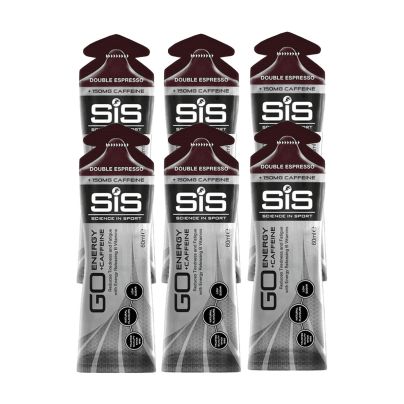 SIS Go Energy + Double Caffein / Espresso Gel 60ml 6 stuks