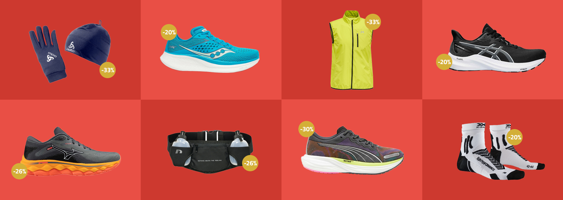 December Running Deals - tot 50% korting