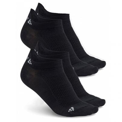 Craft sokken 2-pack Stay Cool Shaftless black uni