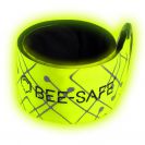 Bee-Safe click armband LED USB oplaadbaar groen