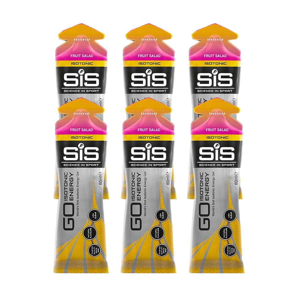 SIS Go Isotonic Energy Fruit salad Gel 60ml 6 stuks (foto 1)