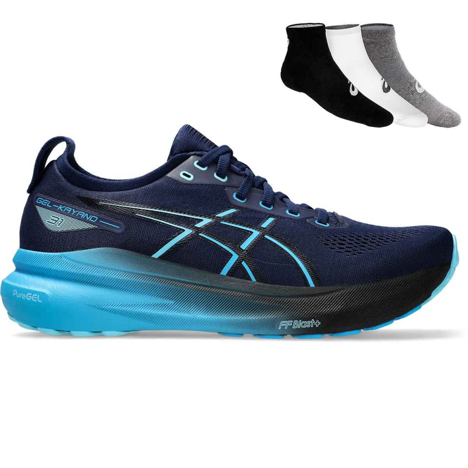 Asics Gel Kayano 31 + gratis Asics 3-pack sokken Heren (foto 1)