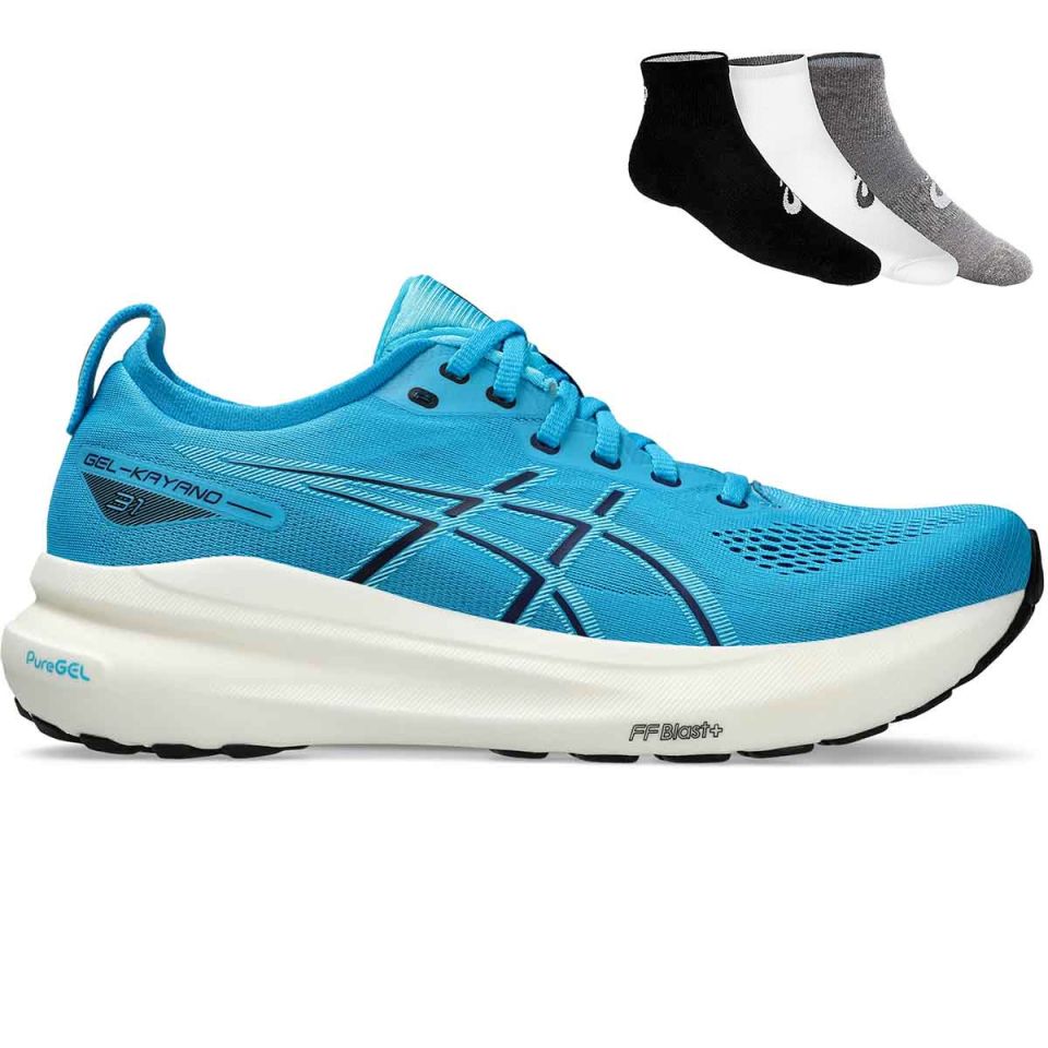 Asics Gel Kayano 31 + gratis Asics 3-pack sokken Heren (foto 1)