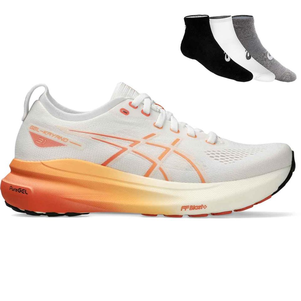 Asics Gel Kayano 31 + gratis Asics 3-pack sokken Dames (foto 1)