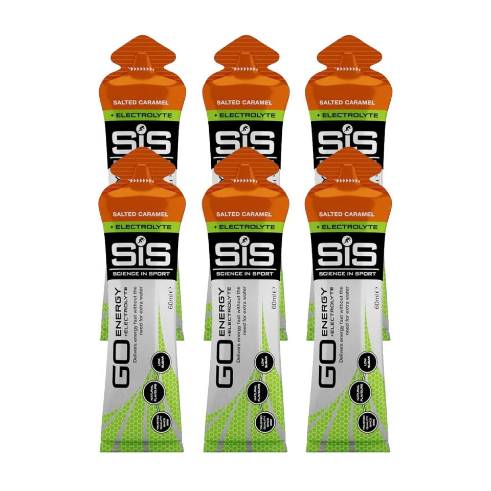 SIS Go Isotonic Energy + Electrolyte Salted Caramel Gel 60ml 6 stuks (foto 1)