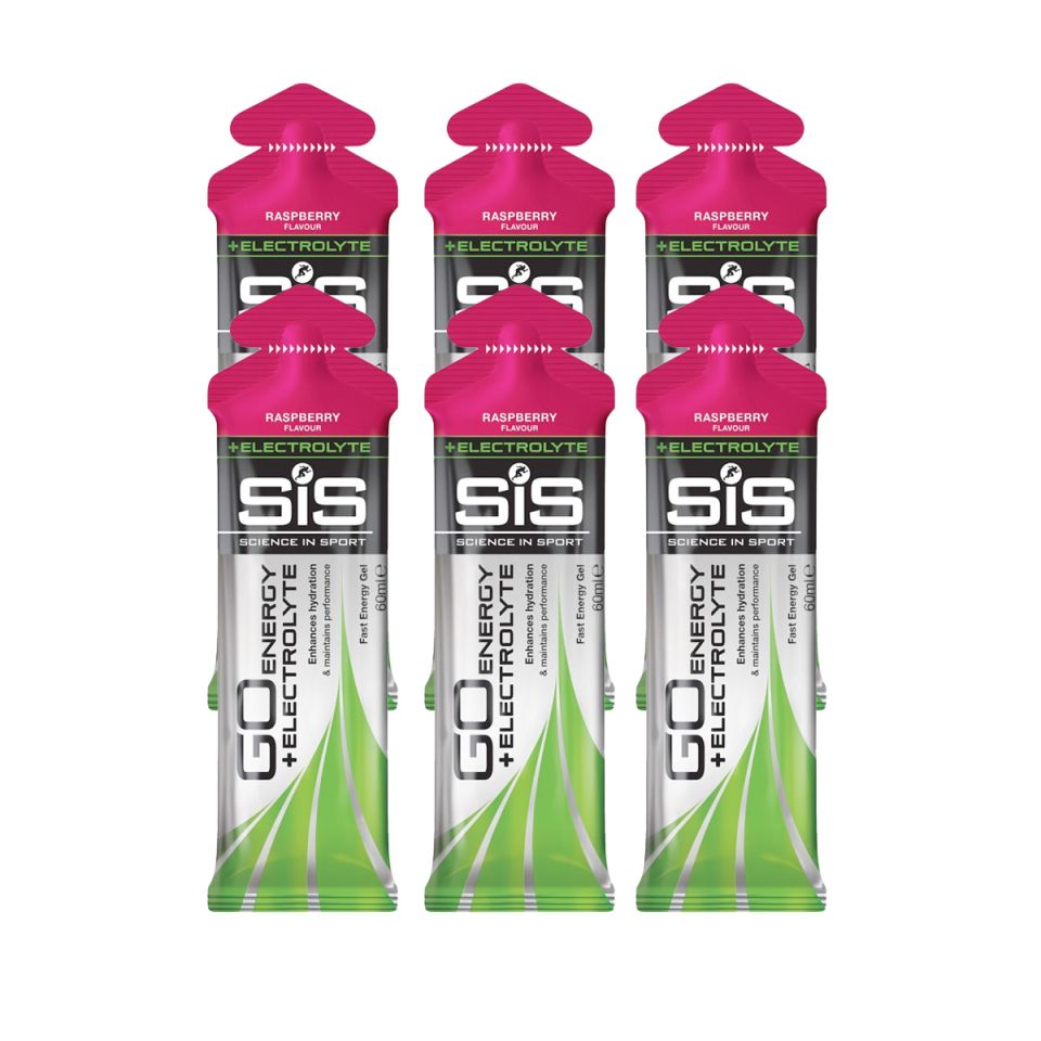 SIS Go Isotonic Energy + Electrolyte Rasberry Gel 60ml 6 stuks (foto 1)