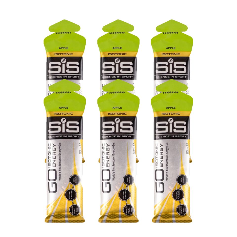 SIS Go Isotonic Energy Apple Gel 60ml 6 stuks (foto 1)