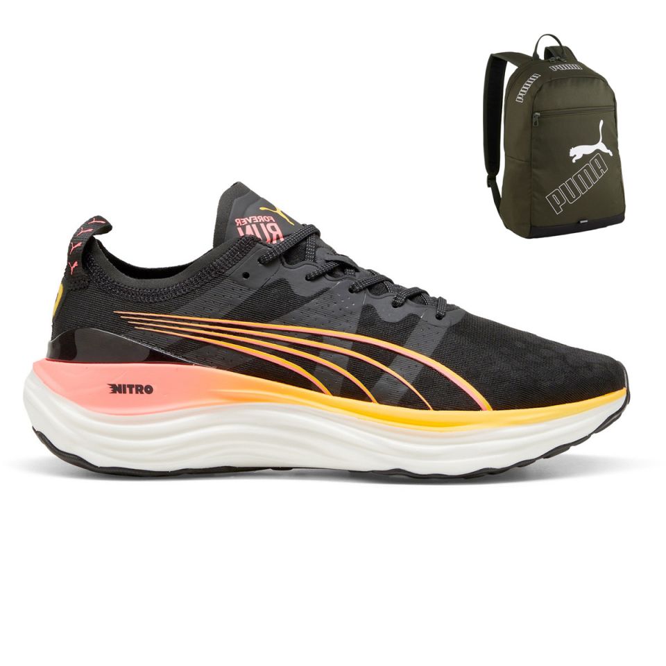 Puma ForeverRun Nitro + Gratis Puma Rugzak Heren (foto 1)