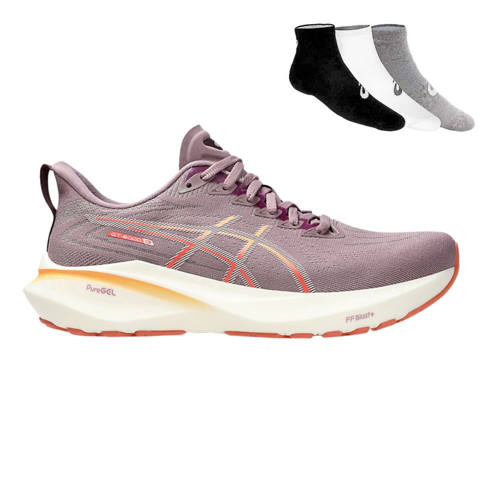 Asics Gel GT-2000 13 + Gratis Asics 3-pack sokken Dames (foto 1)