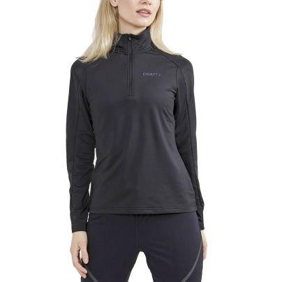 Craft shirt lange mouw 1/2 zip Winter Core Dames