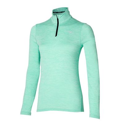 Mizuno shirt lange mouw 1/2 zip Impulse Core Dames