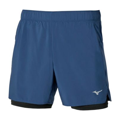 Mizuno short 2-in 1 Core 5.5-inch Heren