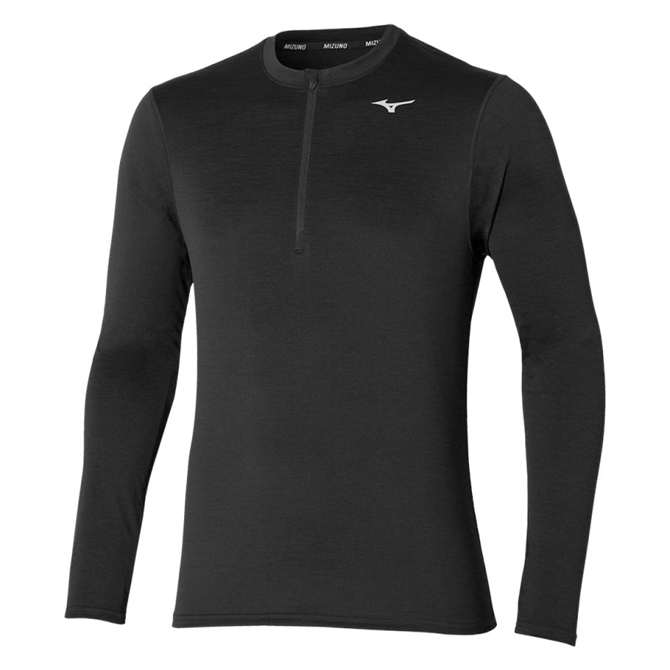 Mizuno shirt lange mouw 1/2 zip Impulse Core Heren (foto 1)