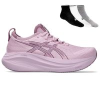 Asics Gel Nimbus 27 + Gratis Asics 3-pack sokken Dames (foto 1)