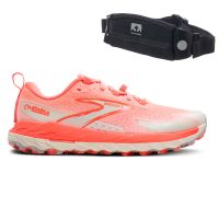 Brooks Cascadia 18 + Gratis NATHAN heupband 5k Pak Dames (foto 1)