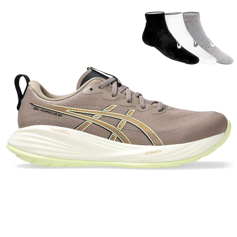 Asics Gel Cumulus 27 + Gratis Asics 3-pack sokken Heren (foto 1)