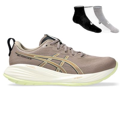 Asics Gel Cumulus 27 + Gratis Asics 3-pack sokken Heren