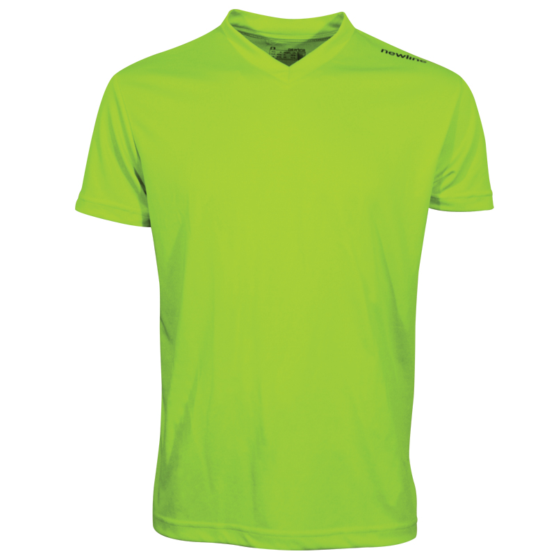 Newline shirt korte mouw Base Cool lime heren