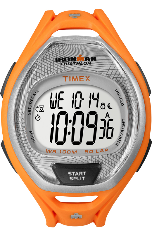 Timex Ironman Triathlon 50 Lap Memory Sleek sporthorloge oranje heren